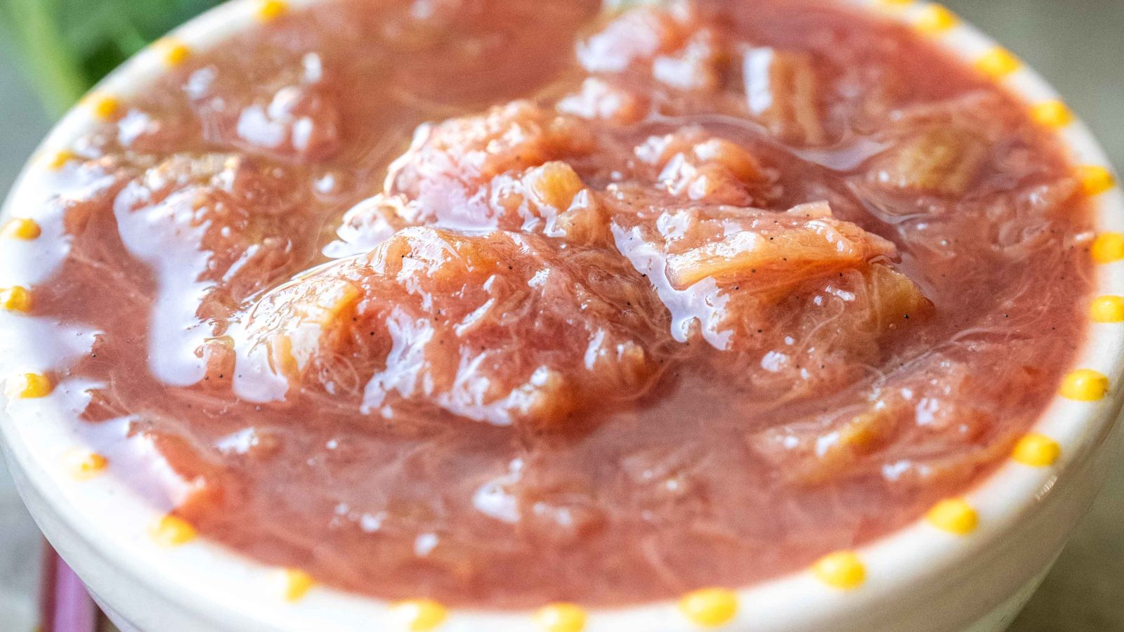 Hjemmelavet Rabarbermarmelade med vanilje